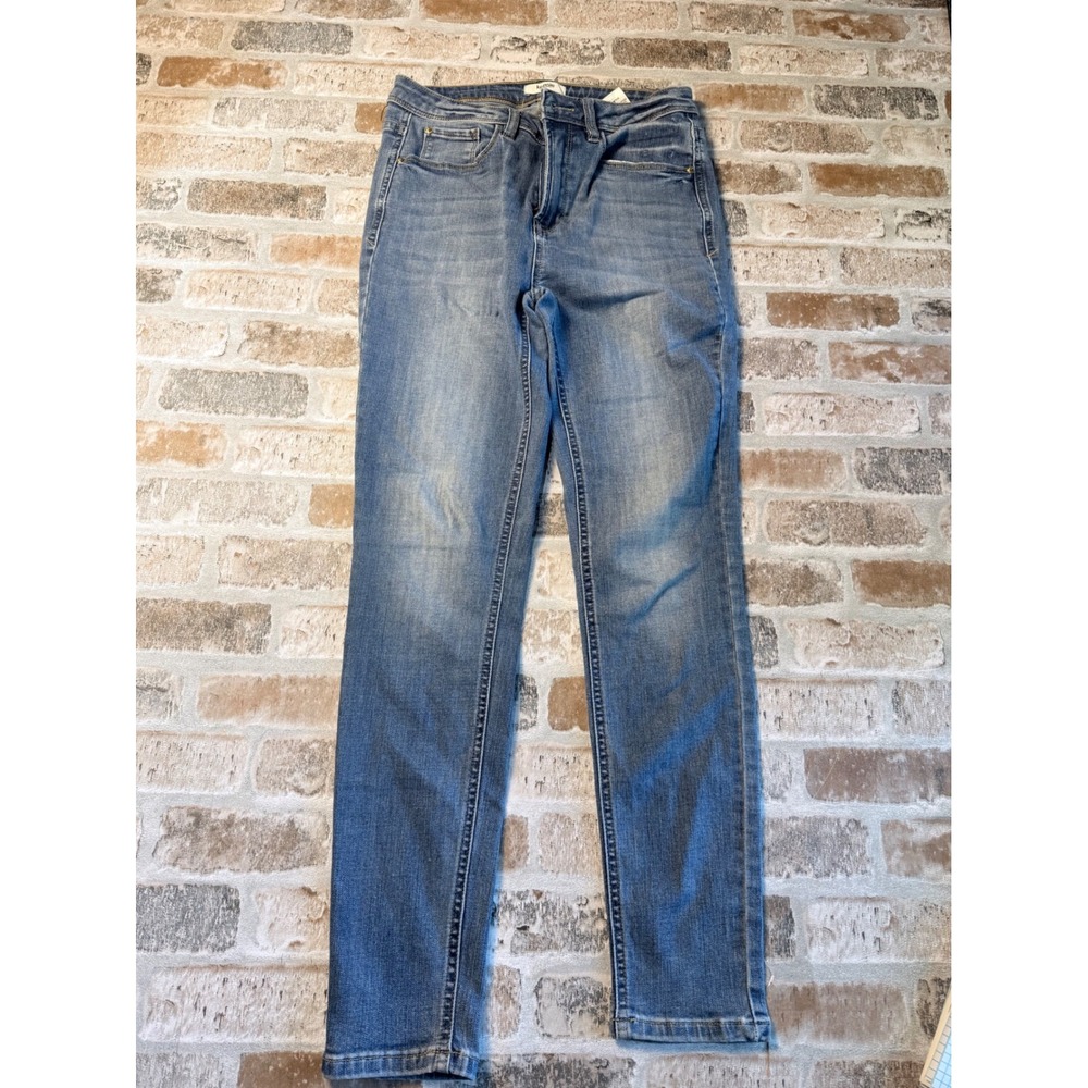 Kensie Jeans Womens Size 4/27 Medium Wash Skinny Denim High Rise Stretch Blue